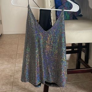 Shimmery disco top